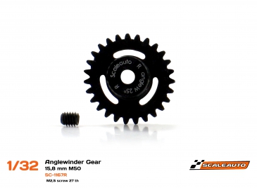 SC-1167BR 27t anglewinder gear 15.8mm 1:32 scale for 2.38mm axle
